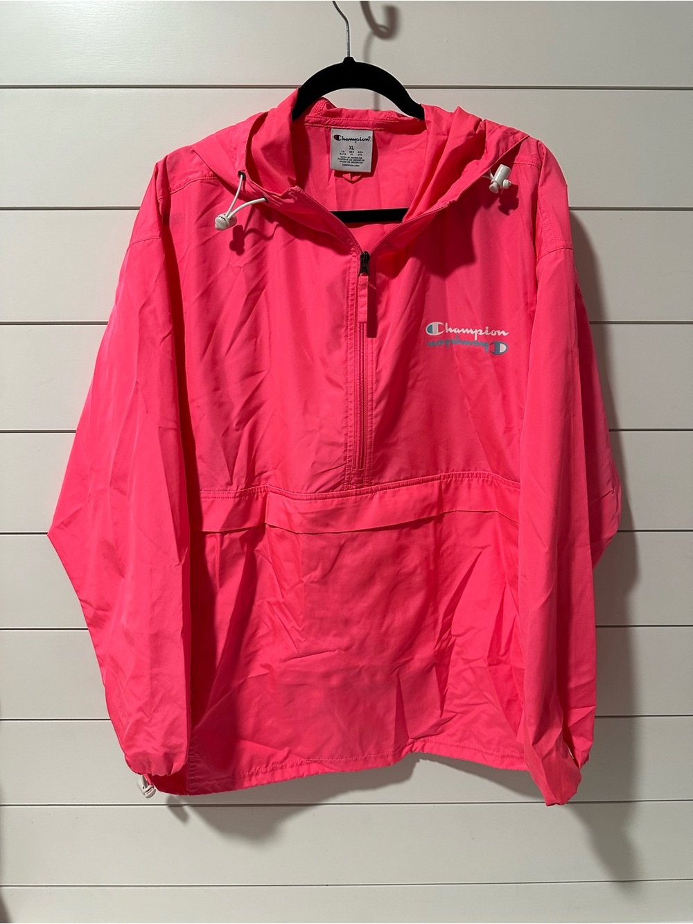 Champion Pink Hooded Anorak Jacket